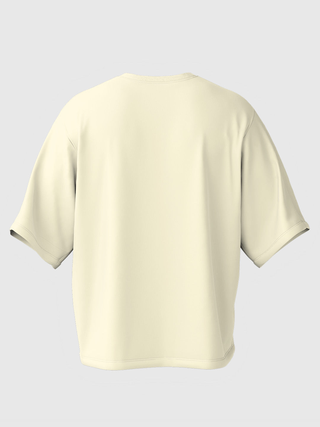 Vanilla Solid Oversized Tee