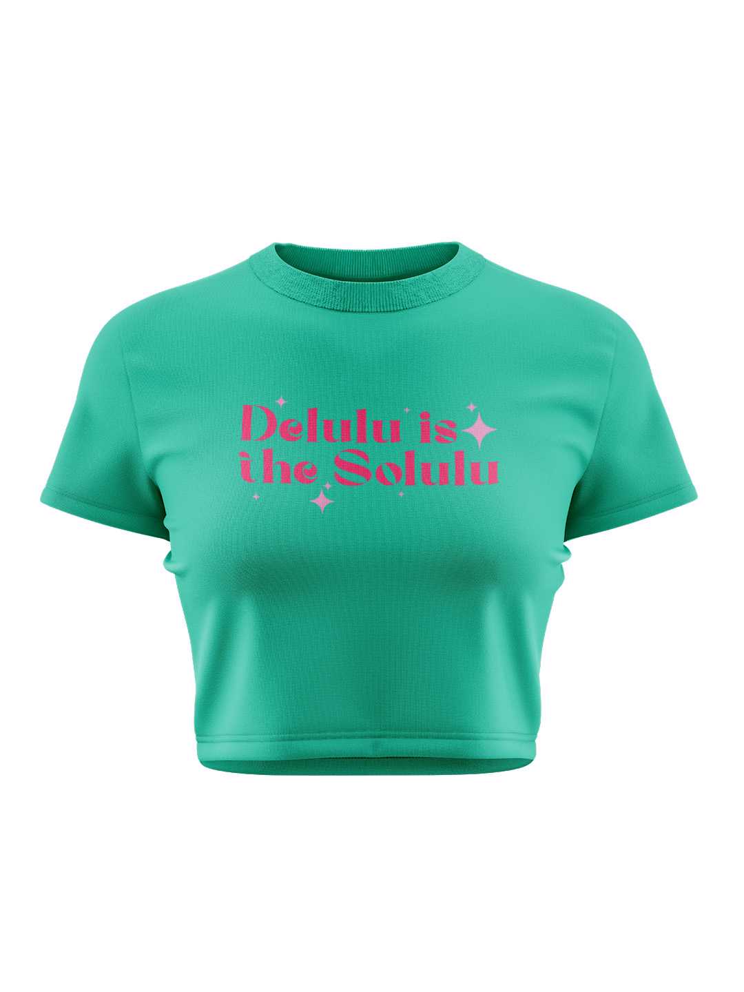 Delulu is Solulu Graphic Baby Tee