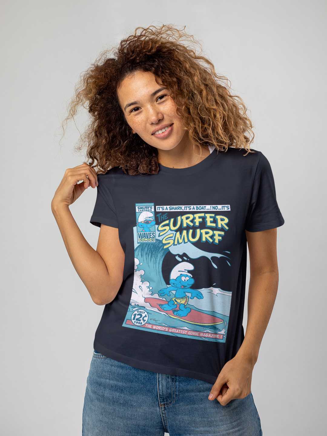 The Surfer Smurf Unisex Regular Tee