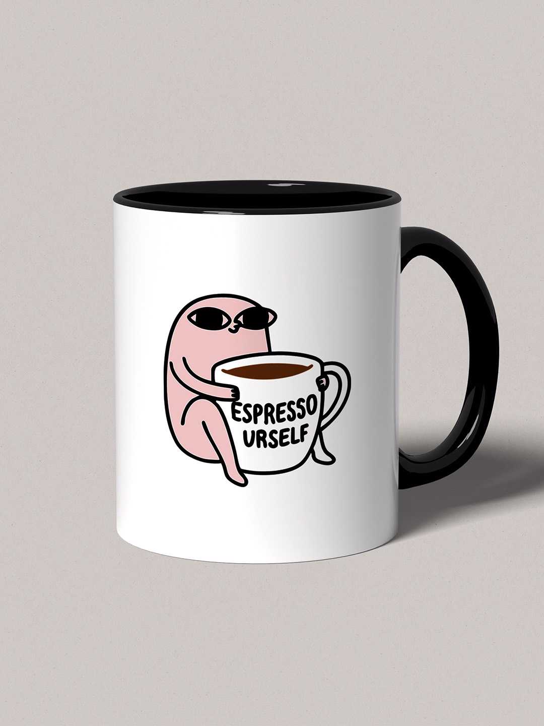 Espresso Urself Graphic Printed Ceramic Mug