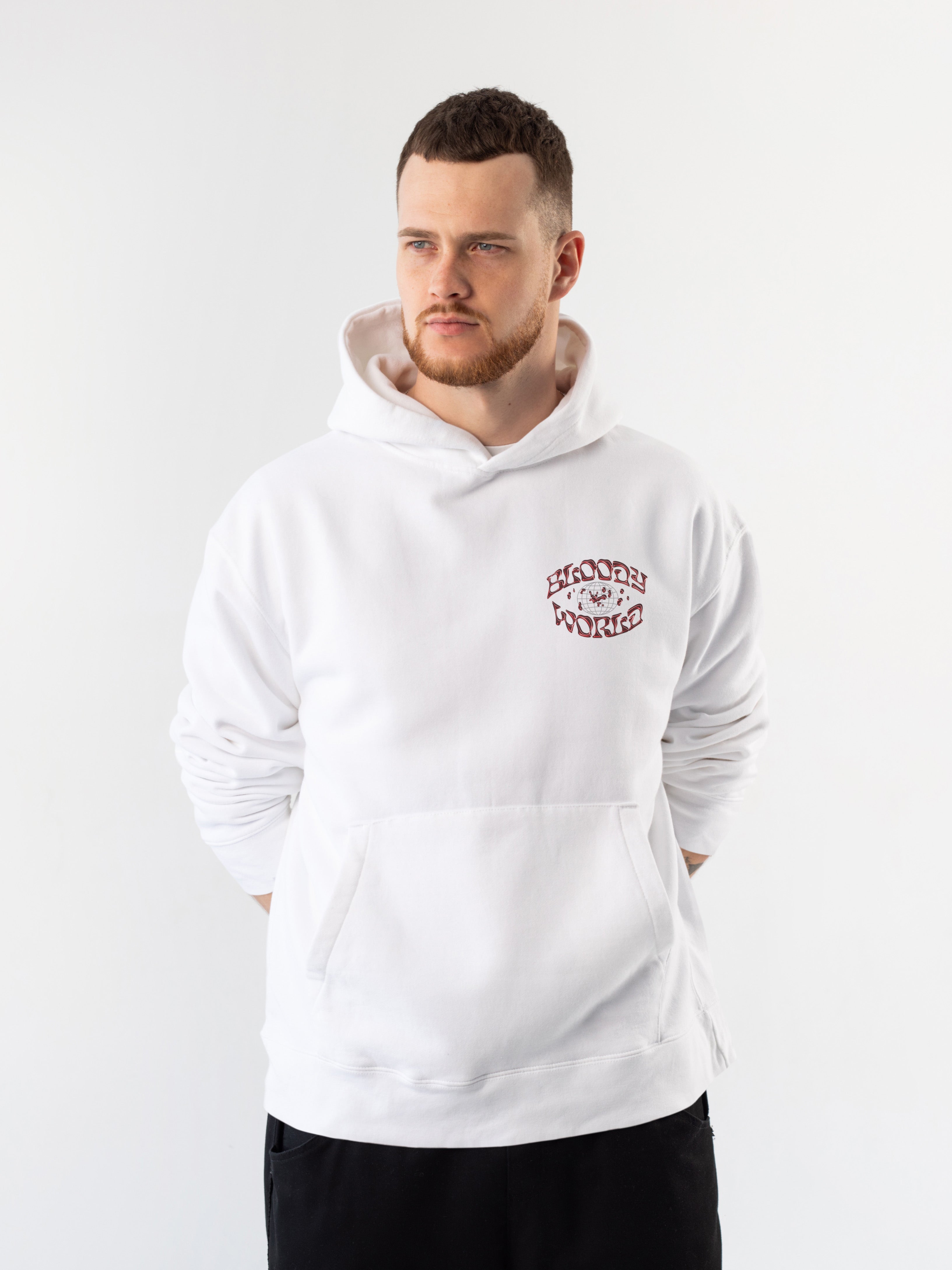 Bloody World Pullover Hoodie