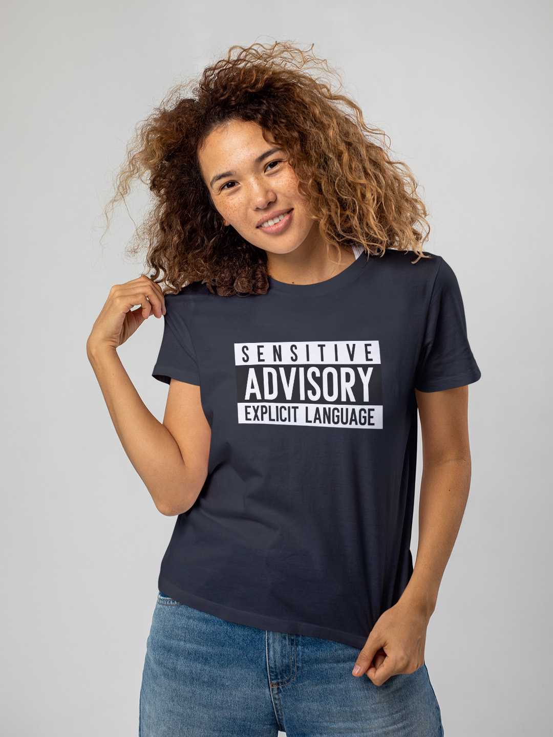 Sensitive Advisory Graphic Tee