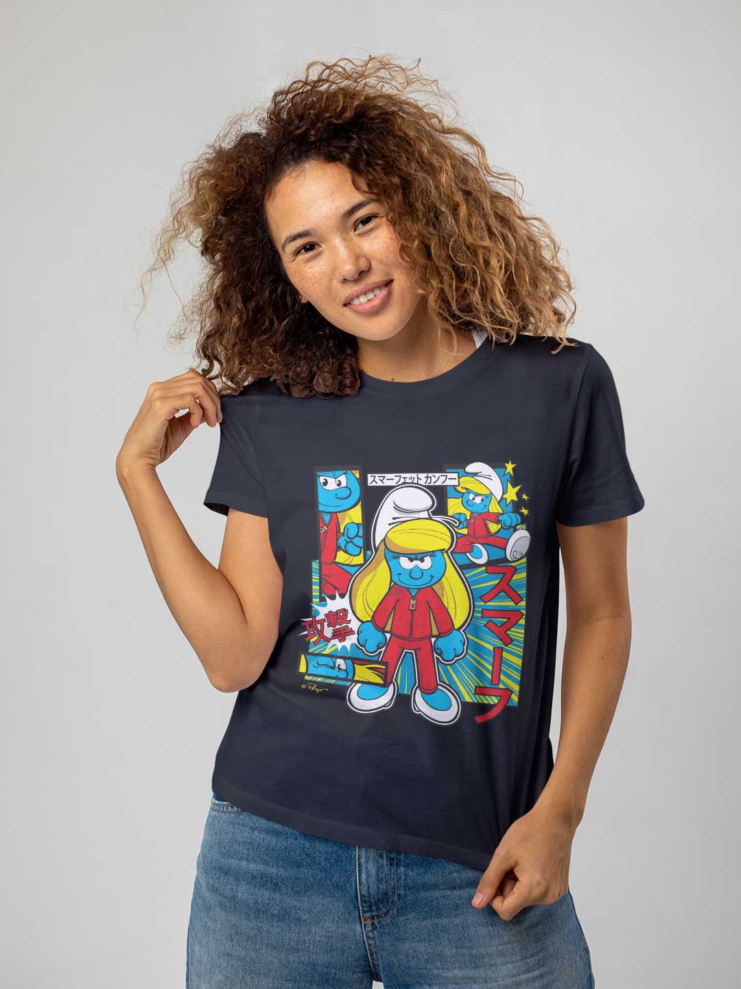 Smurfette Cute Kung Fu Unisex Regular Tee