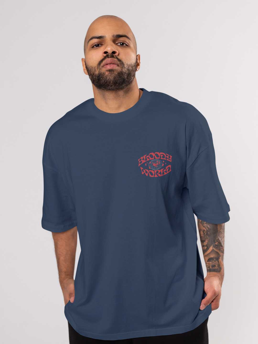 Bloody World Oversized Tee
