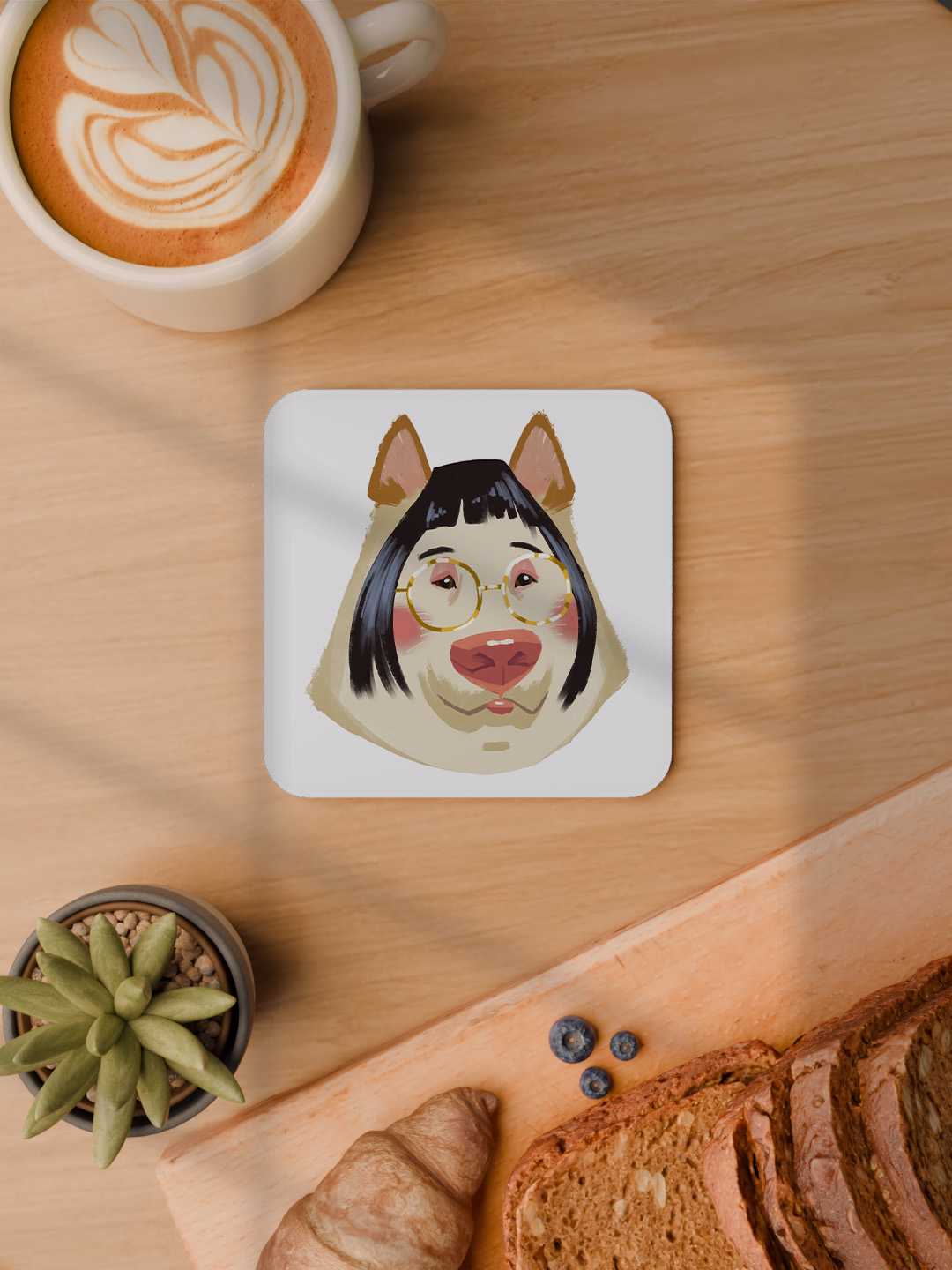 Anime Illustrations Graphic Coasters - Pack of 6