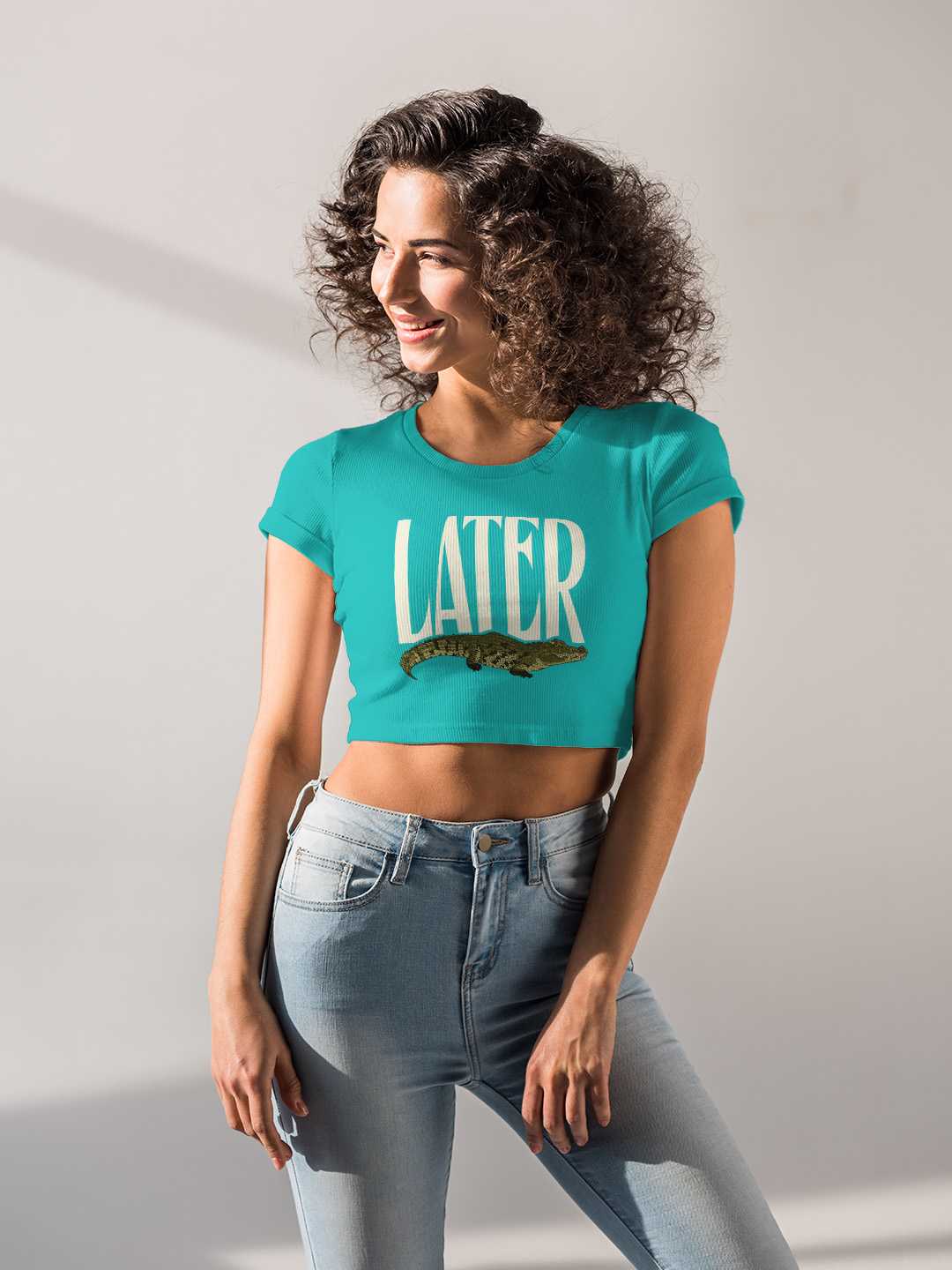 Later Aligator Graphic Baby Tee