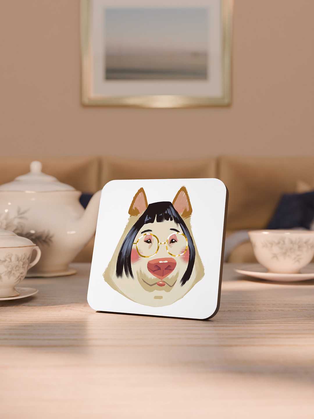 Anime Illustrations Graphic Coasters - Pack of 6