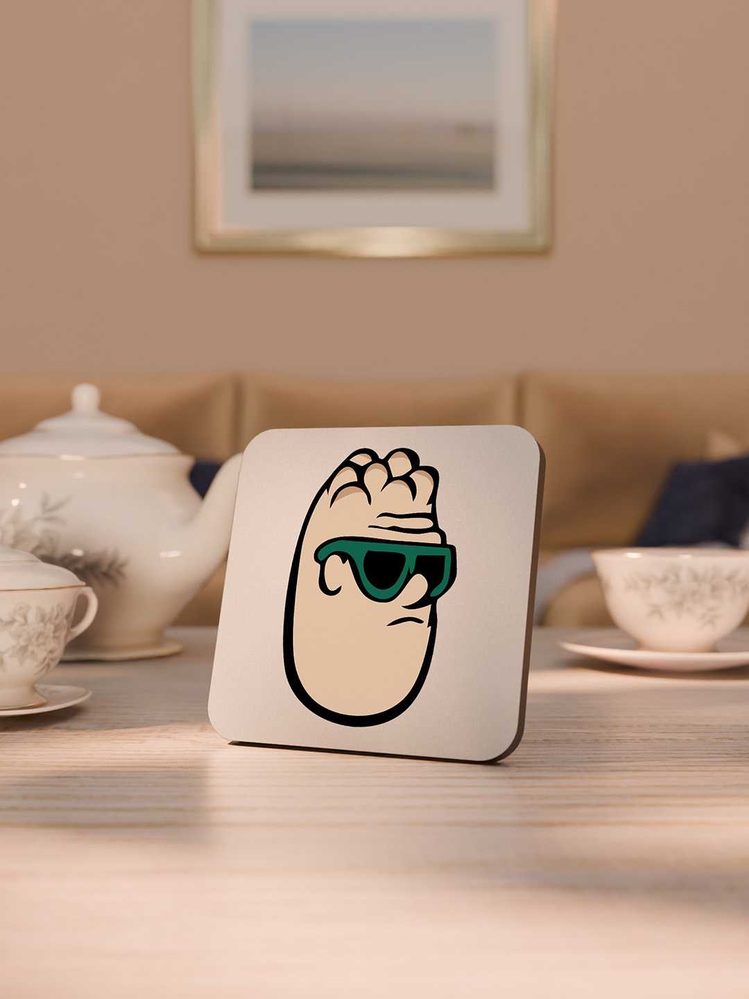 The LOL Expressions Graphic Coasters - Pack of 6