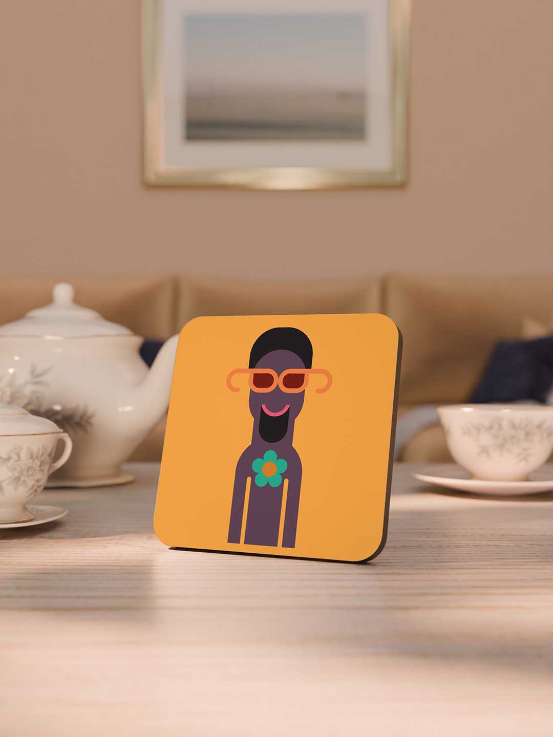 The Cool Crew Graphic Coasters - Pack of 6