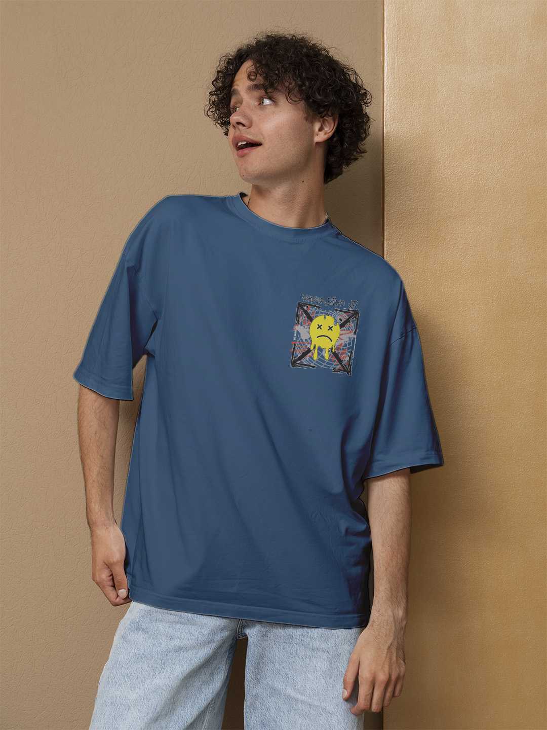 Never Give up Oversized Tee