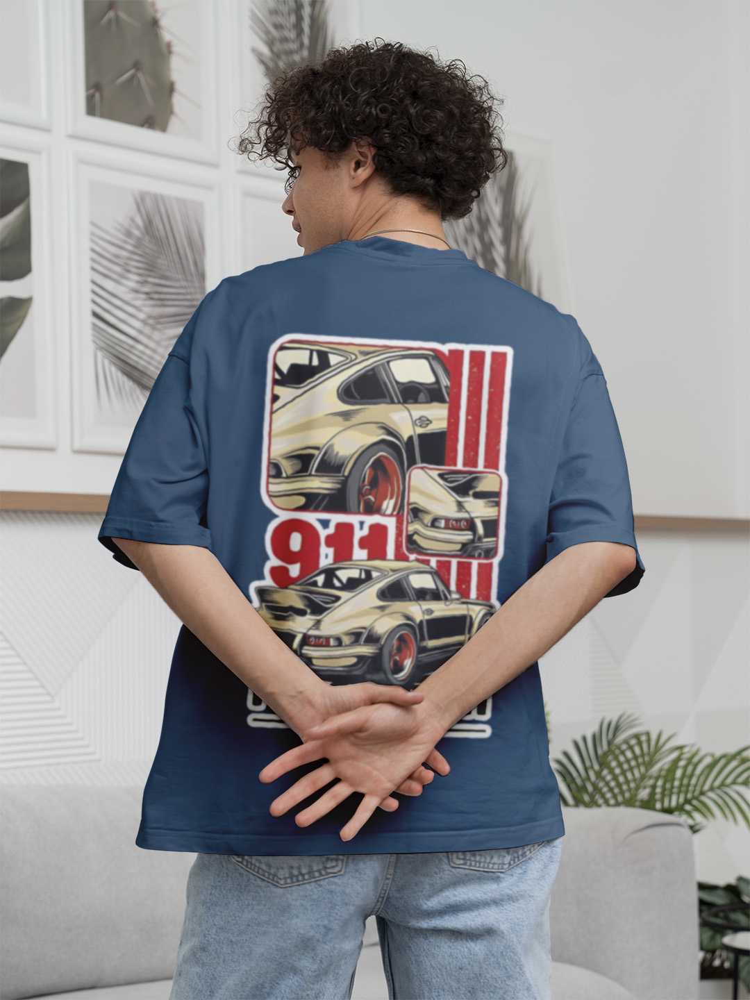 Sports Car 911 Oversized Tee