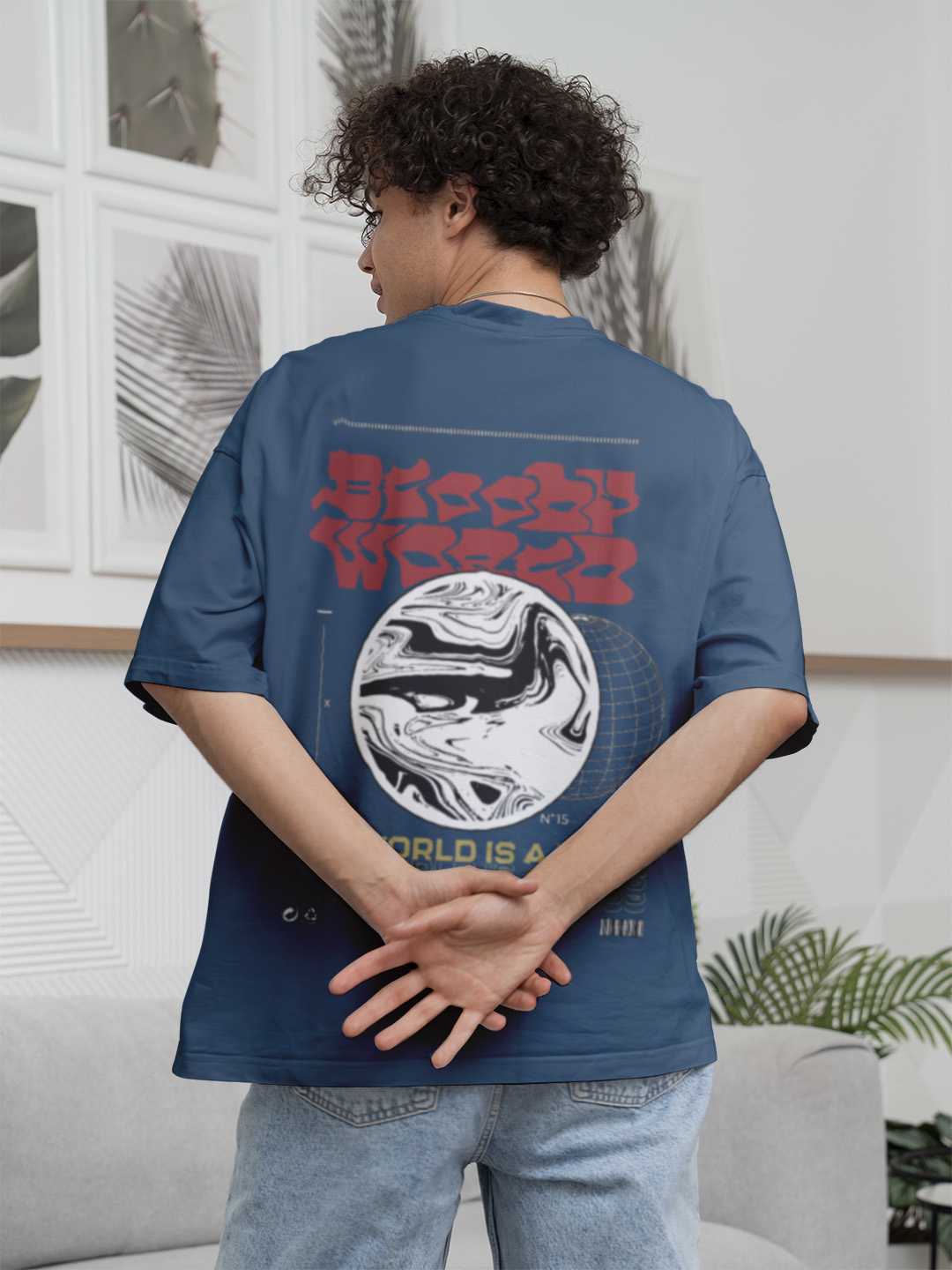 Bloody World Oversized Tee