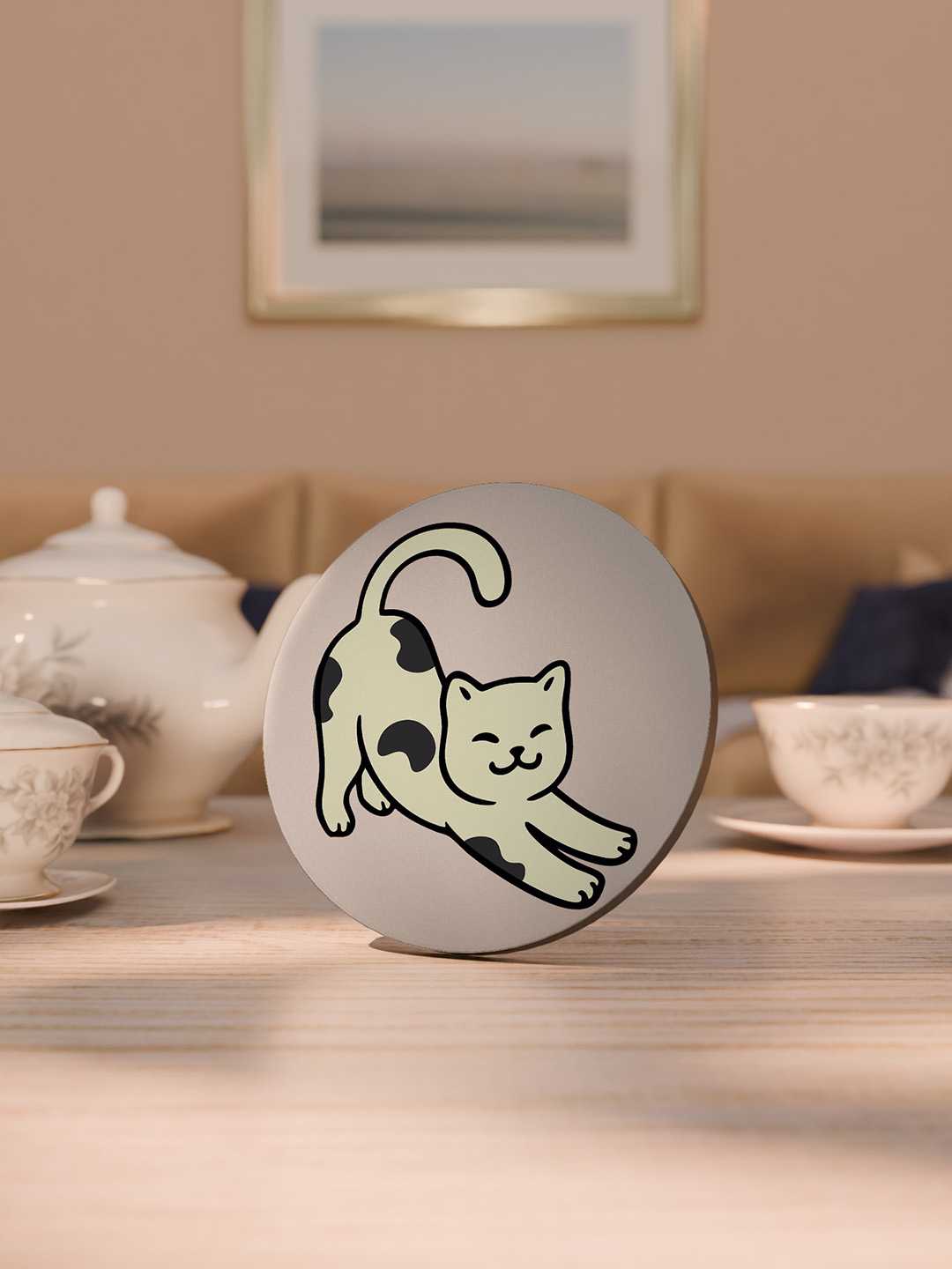 Cats Graphic Coasters - Pack of 6
