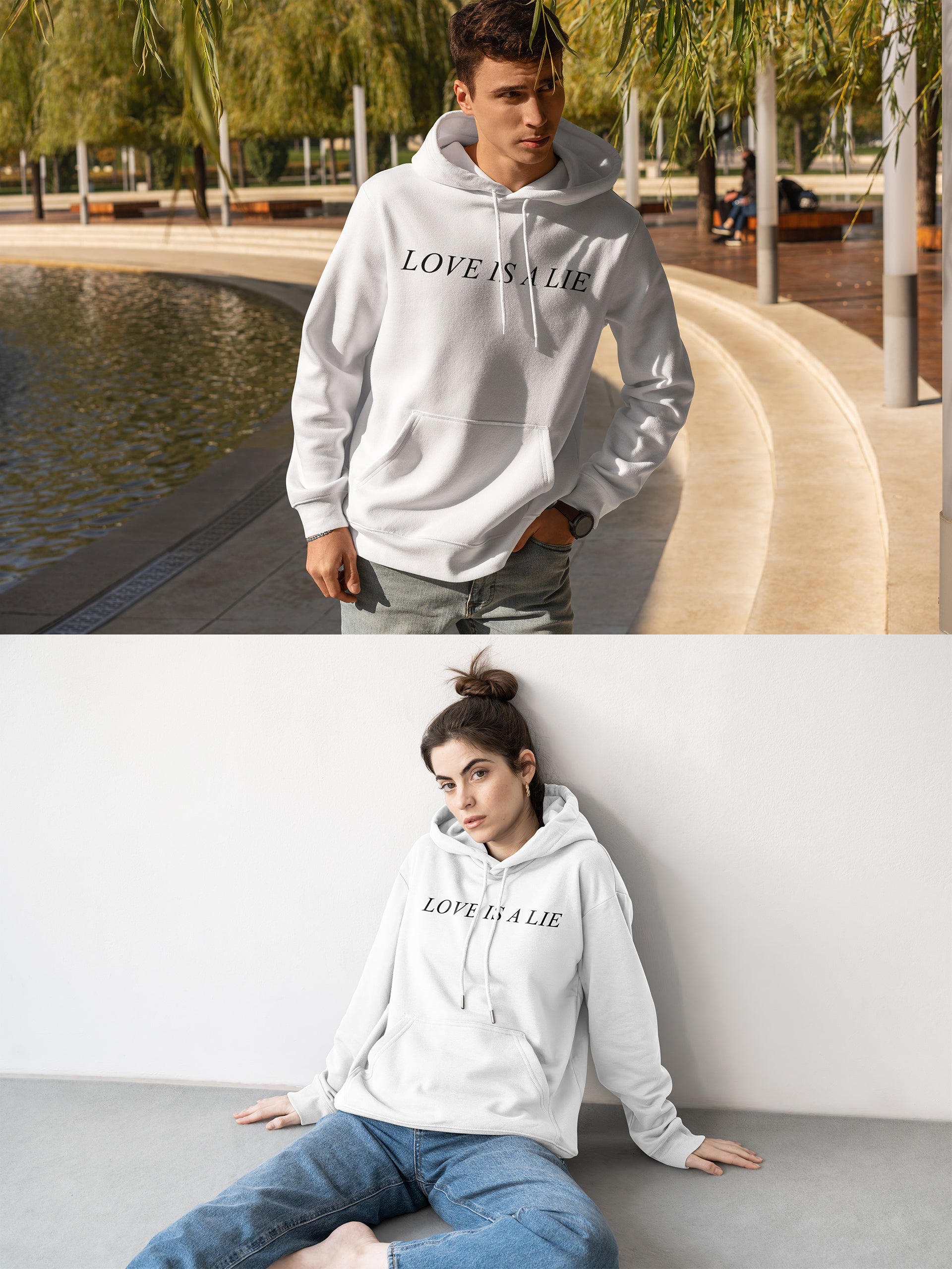 Love is a Lie Pullover Hoodie