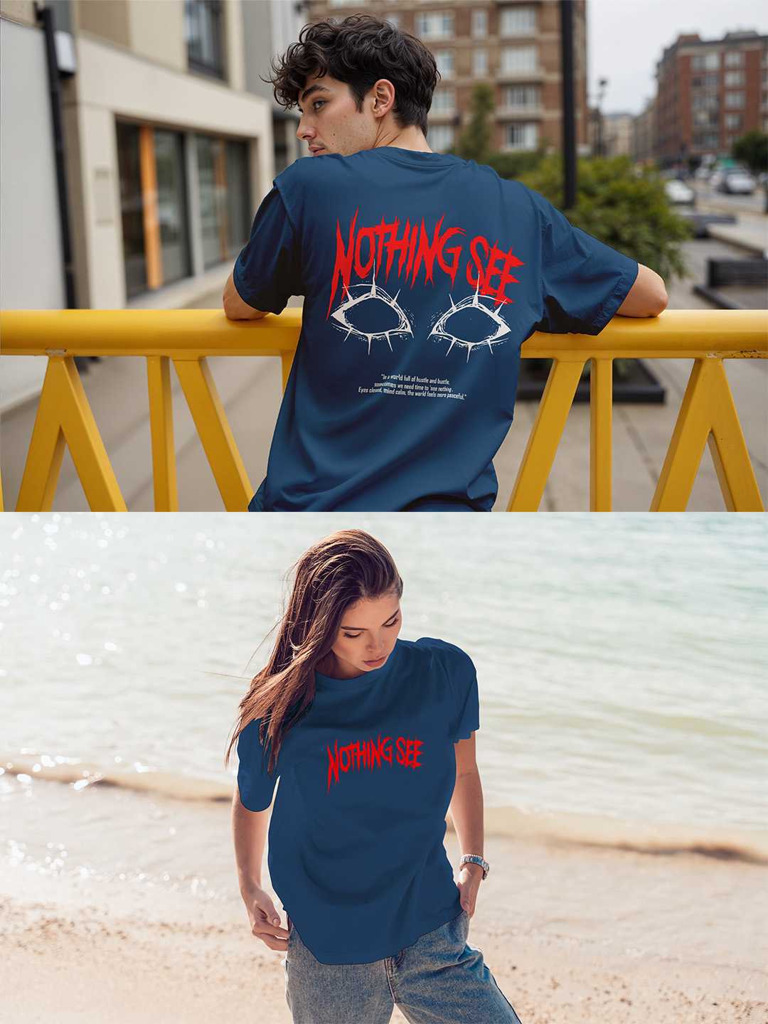 Nothing See Oversized Tee