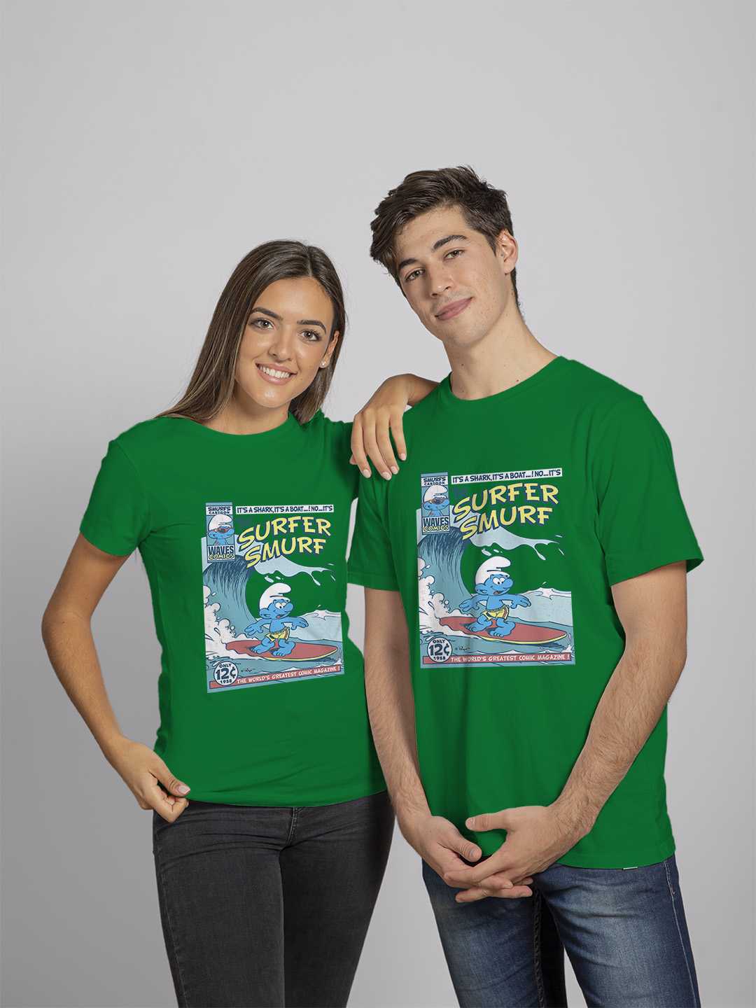 The Surfer Smurf Unisex Regular Tee