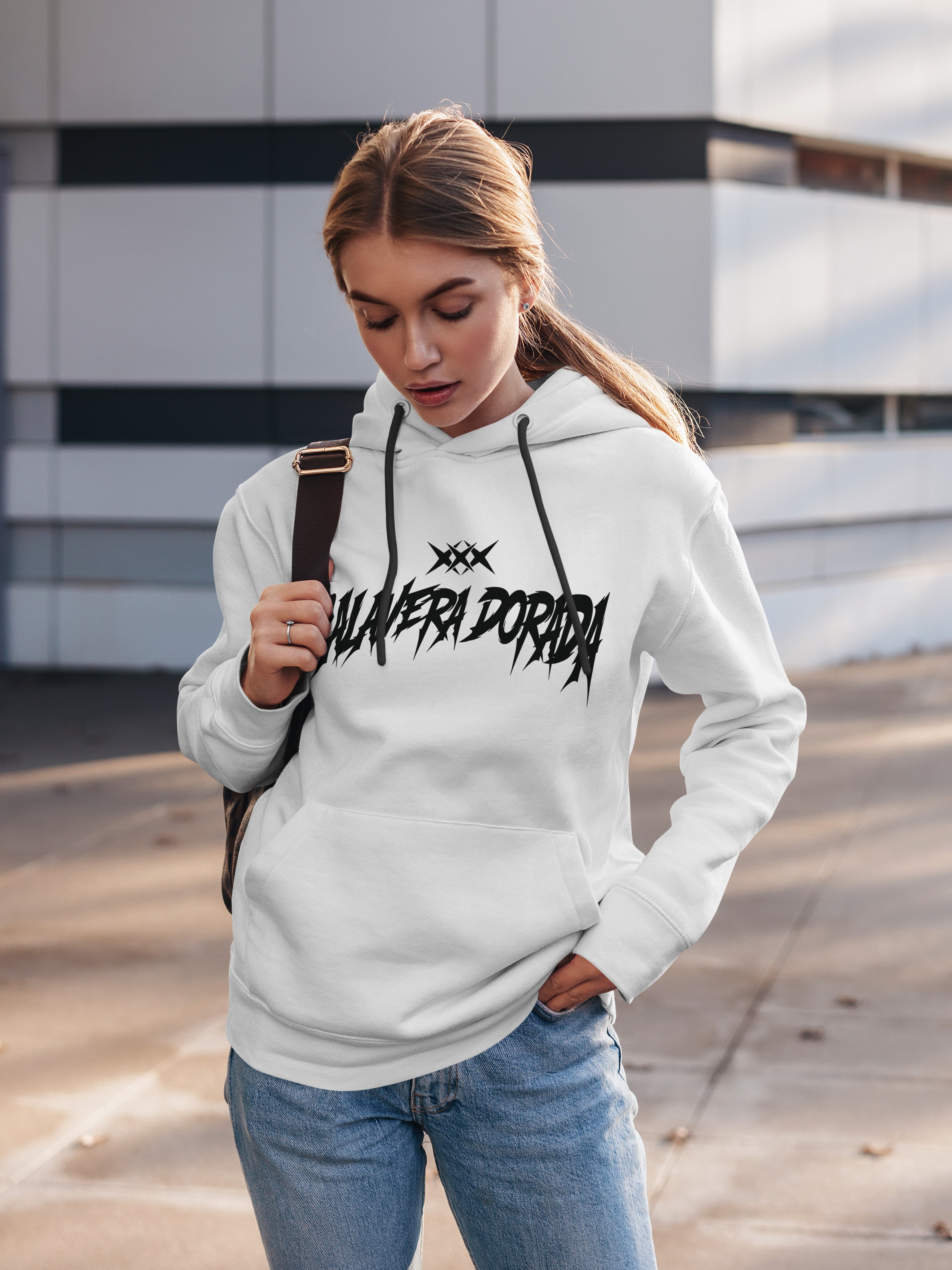 Calavera Dorada Pullover Hoodie