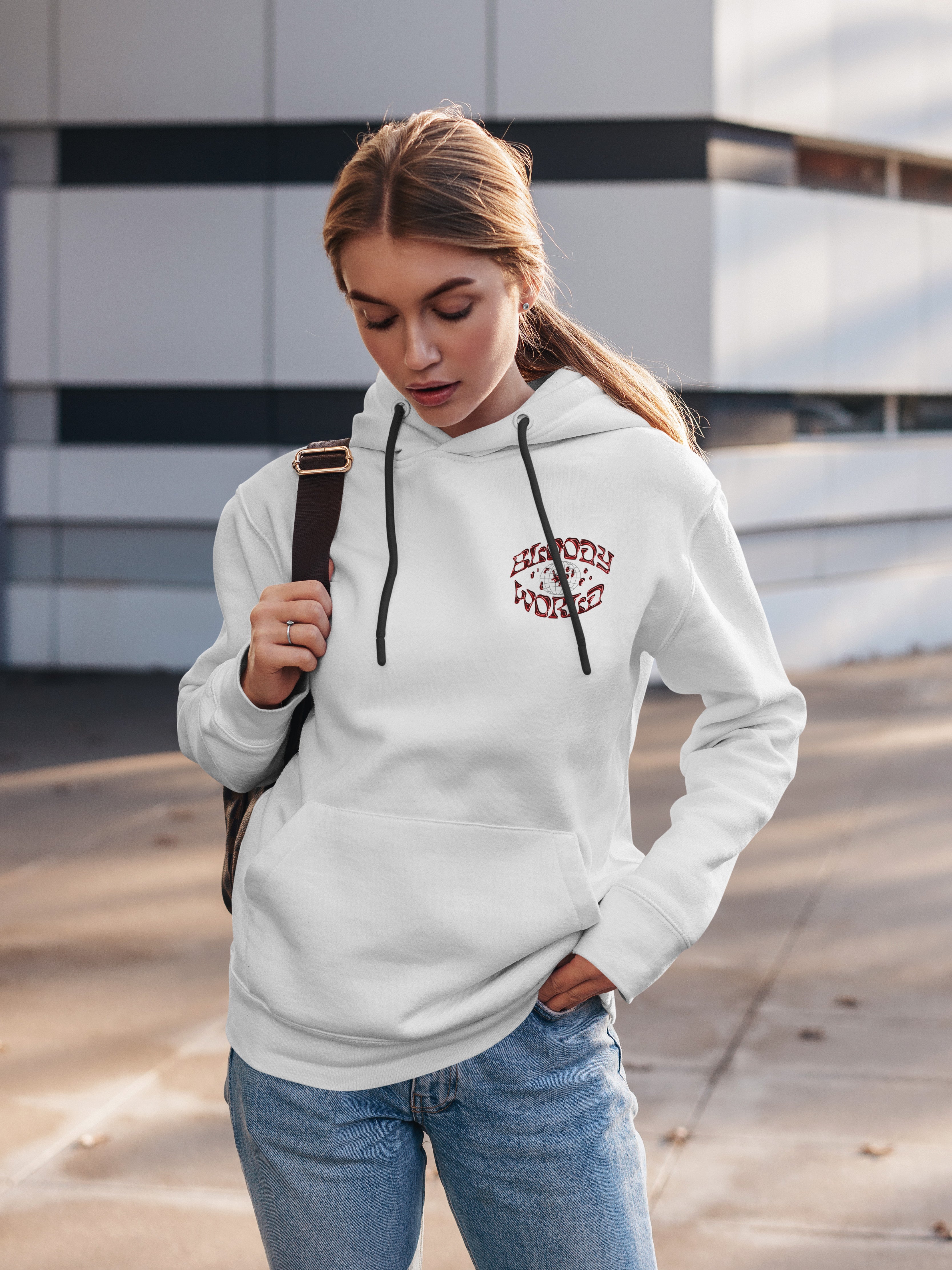 Bloody World Pullover Hoodie