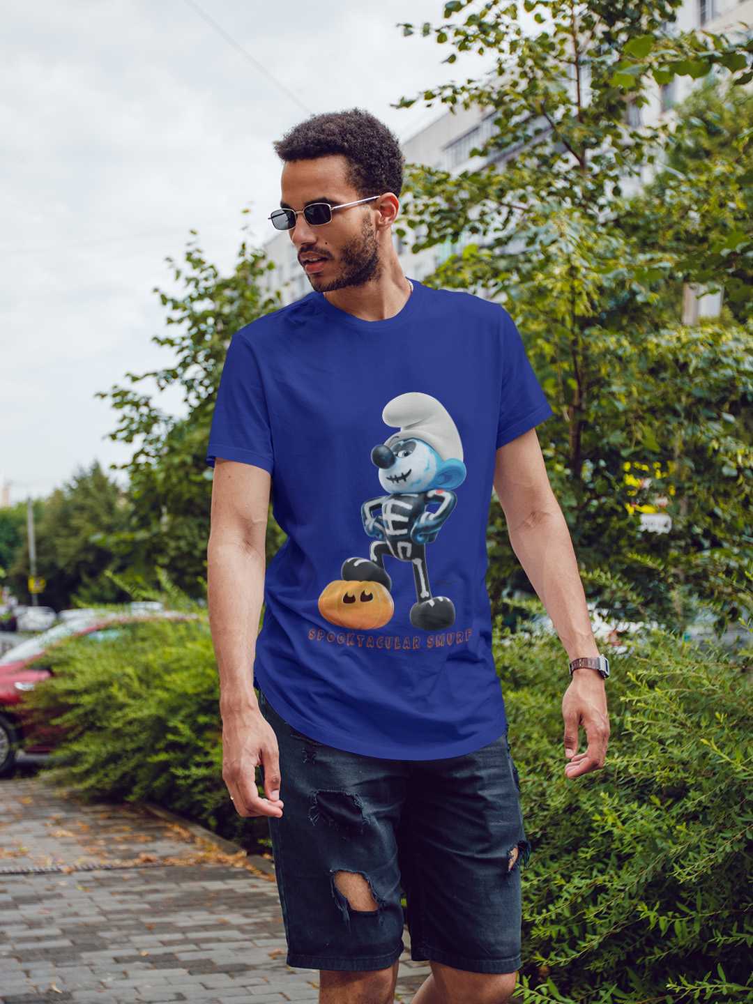 Spooktacular Smurf Regular Graphic Tee
