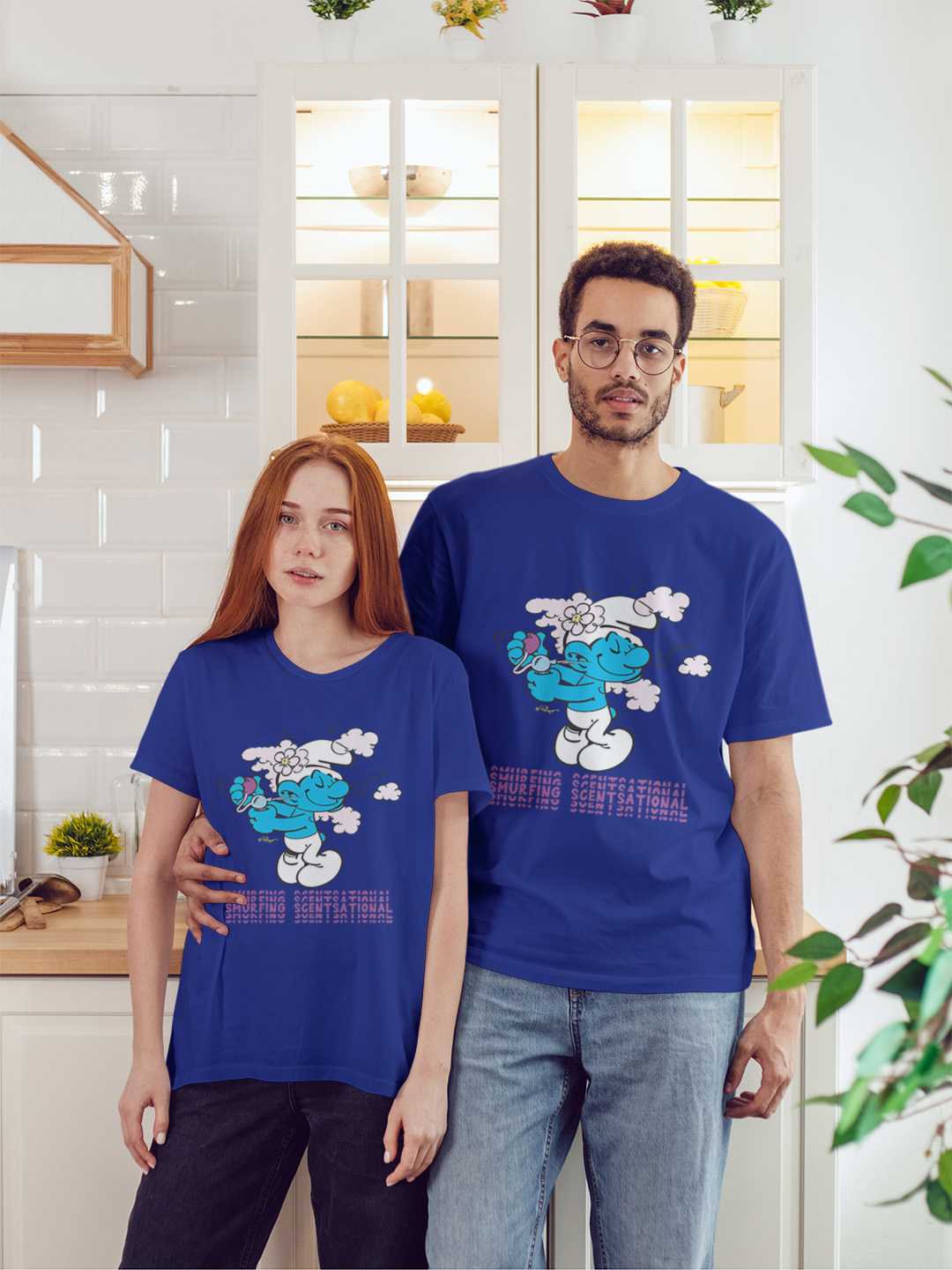 Scentsational Smurfs Regular Graphic Tee