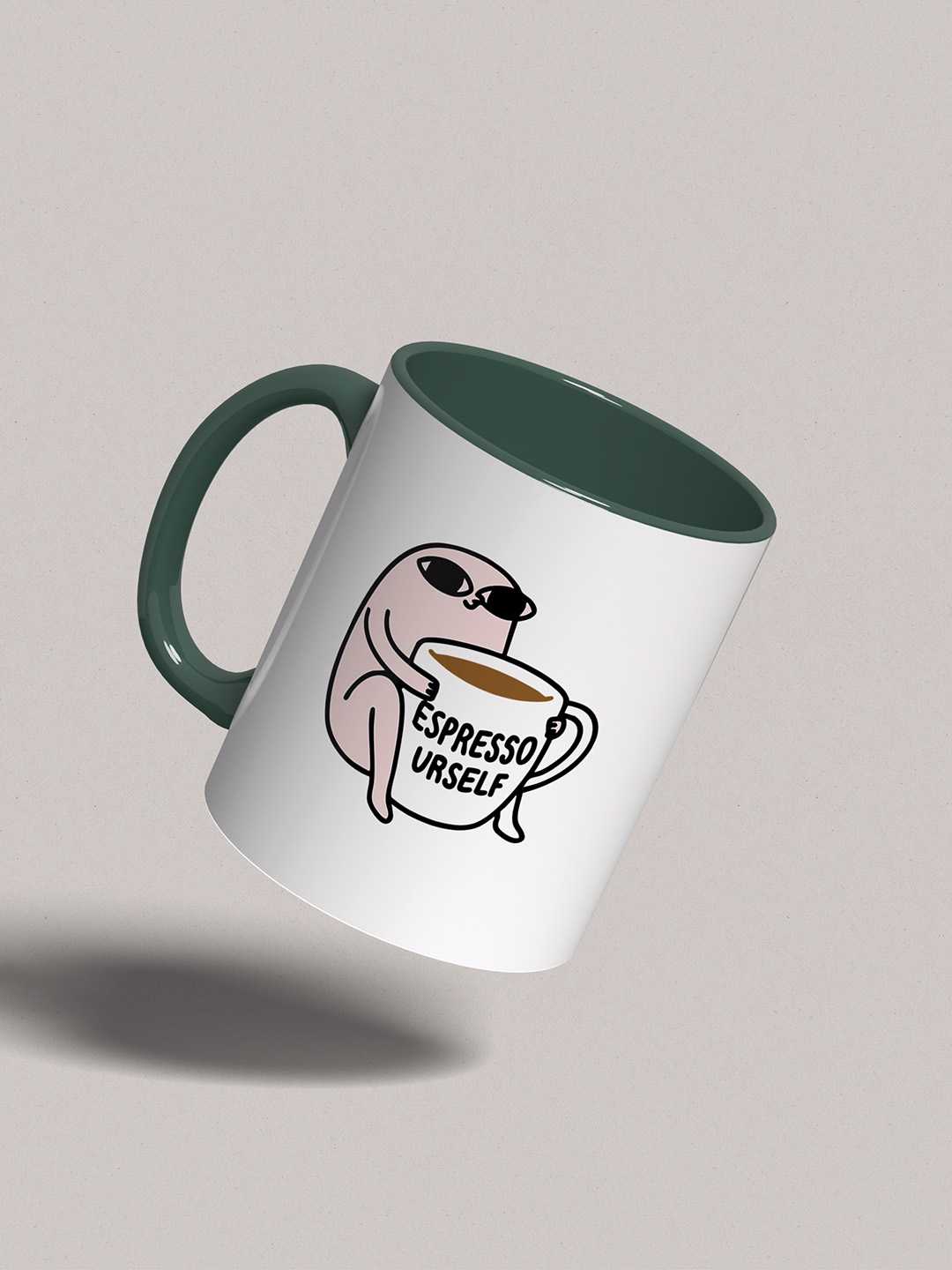Espresso Urself Graphic Printed Ceramic Mug
