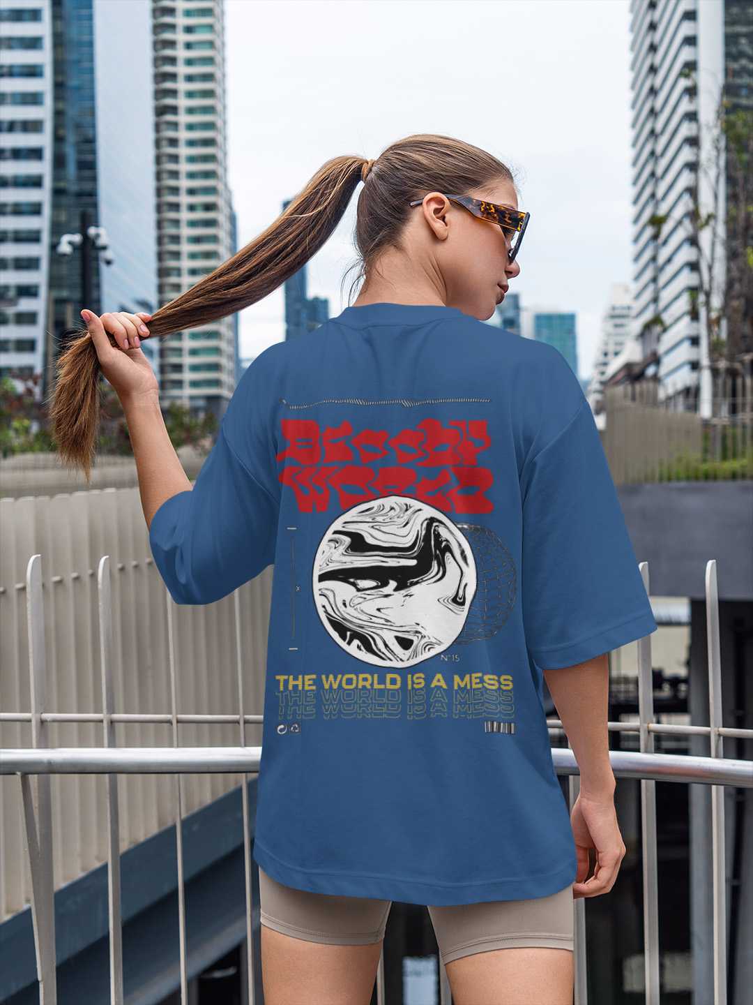 Bloody World Oversized Tee