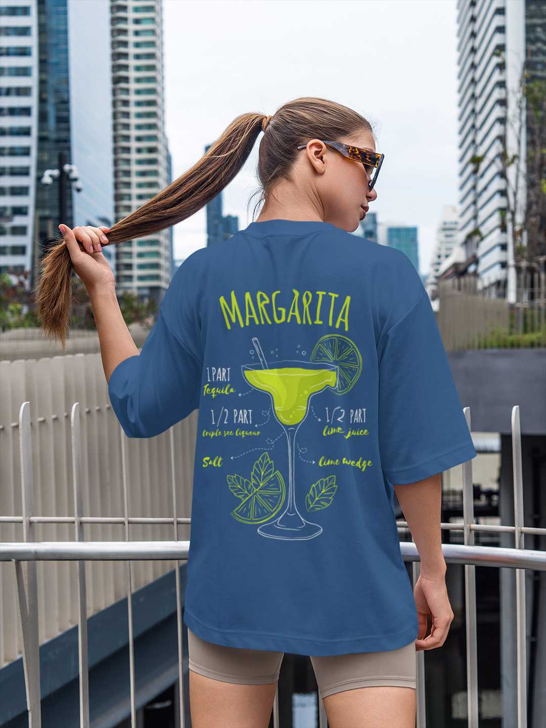 I Need A Huge Margarita Oversized Tee