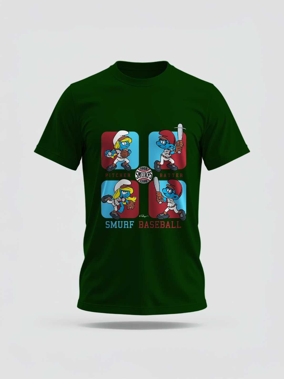 Smurfs Baseball Regular Graphic Tee
