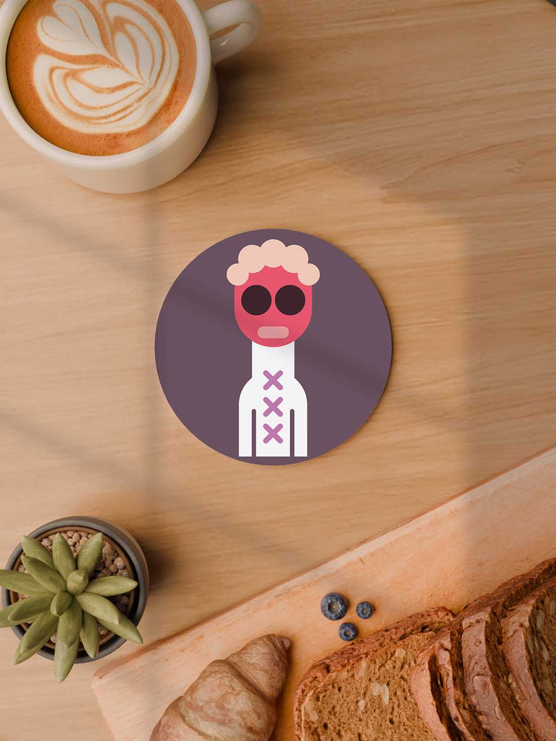 The Cool Crew Graphic Coasters - Pack of 6