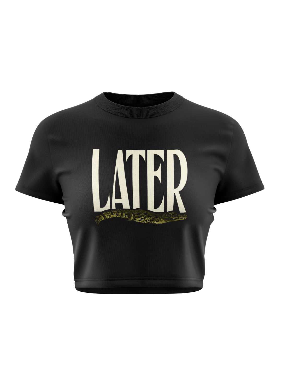 Later Aligator Graphic Baby Tee