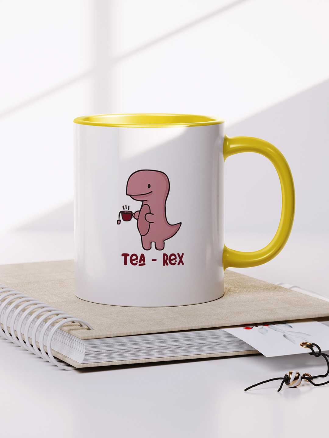 TEA-REX Graphic Printed Ceramic Mug