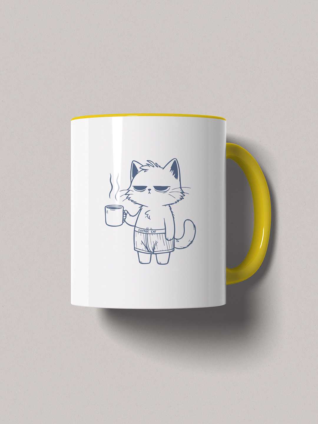 GRUMPY CAT Graphic Printed Ceramic Mug