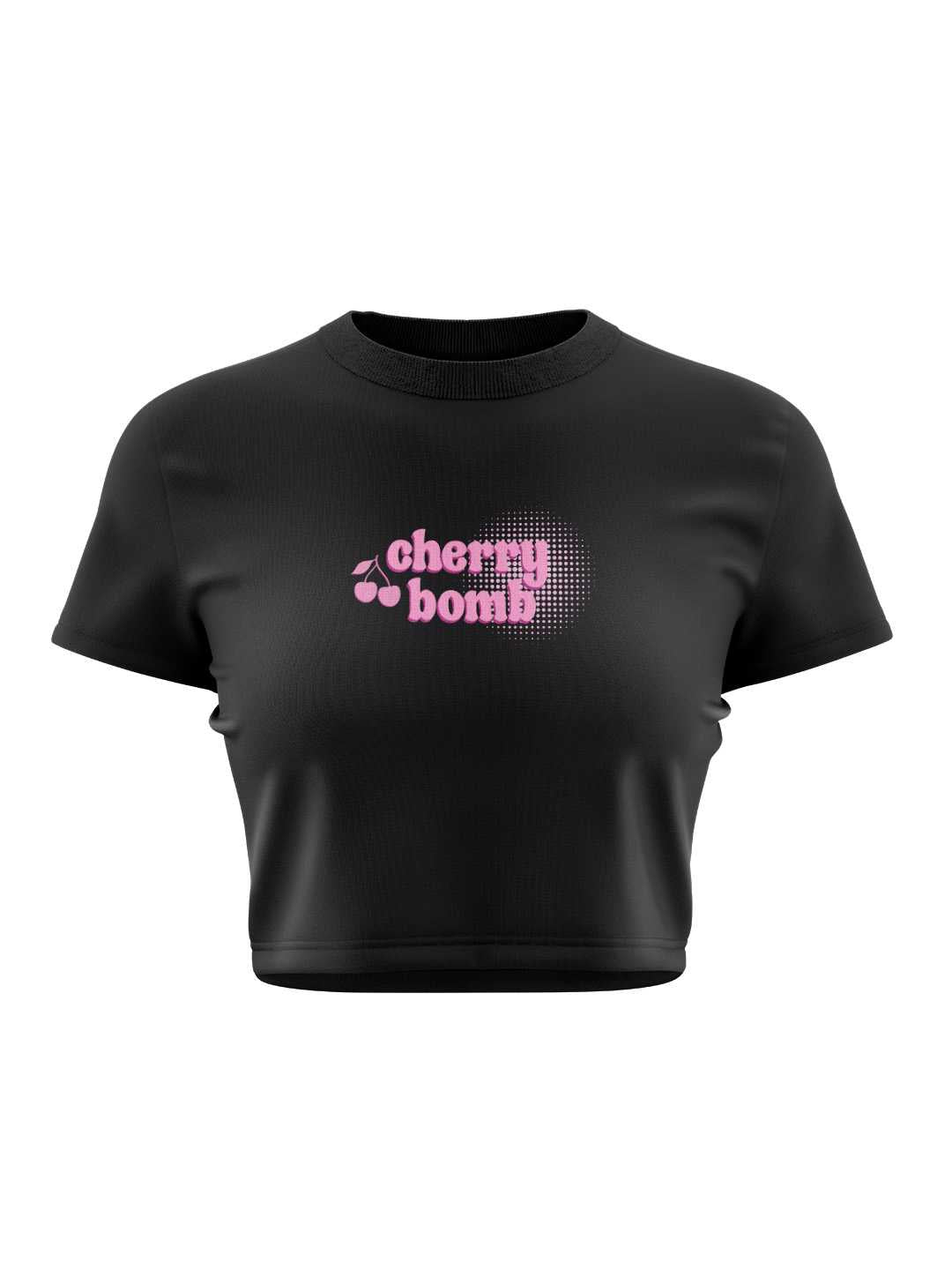 Cherry Bomb Graphic Baby Tee
