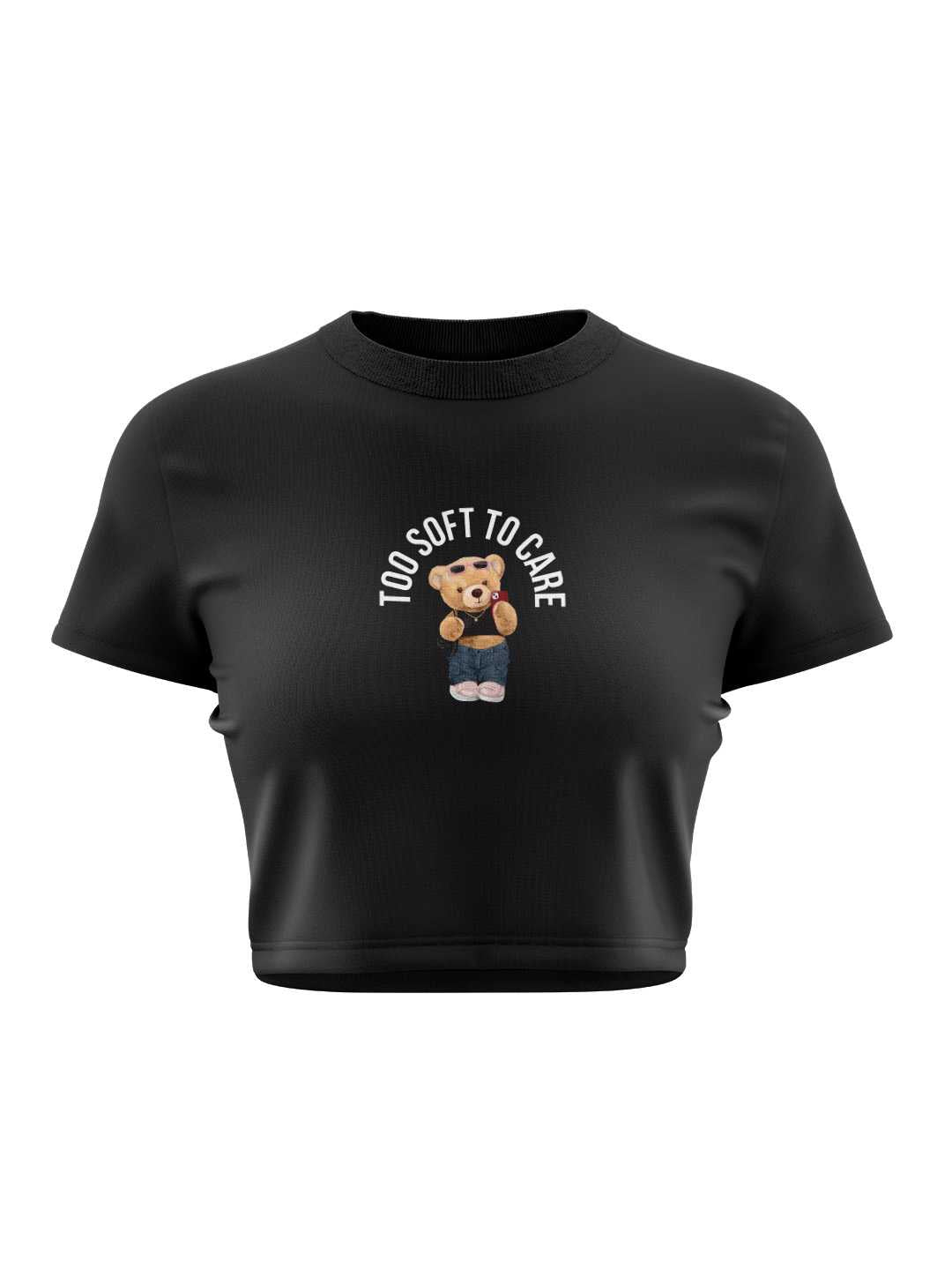 Too Soft to Care Graphic Baby Tee