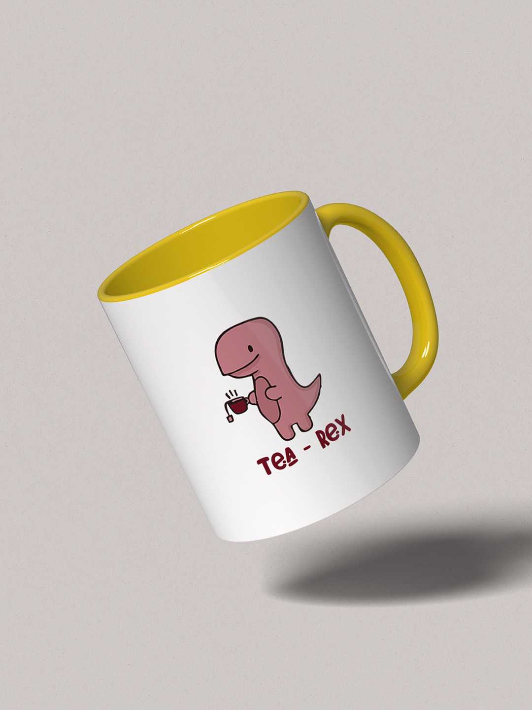 TEA-REX Graphic Printed Ceramic Mug