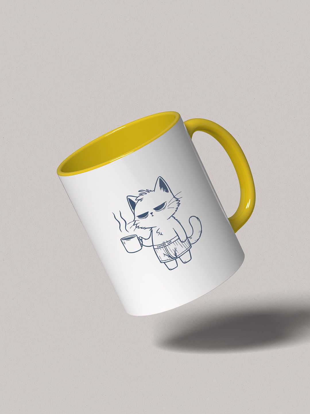 GRUMPY CAT Graphic Printed Ceramic Mug
