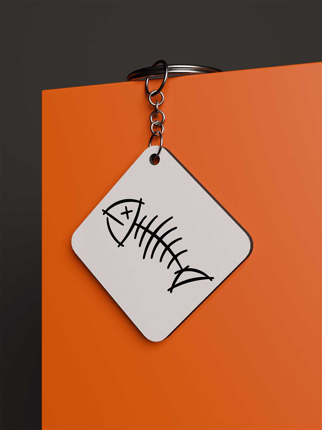 Fish Bone Keychain 10k+ People Wearing MerchX