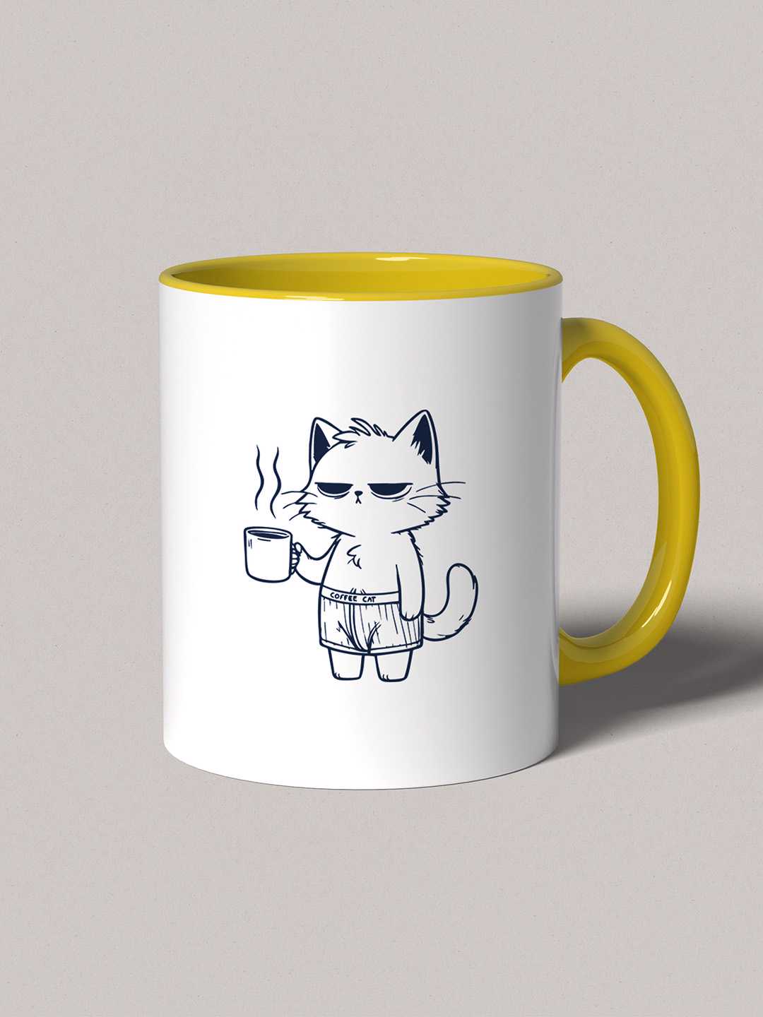 GRUMPY CAT Graphic Printed Ceramic Mug