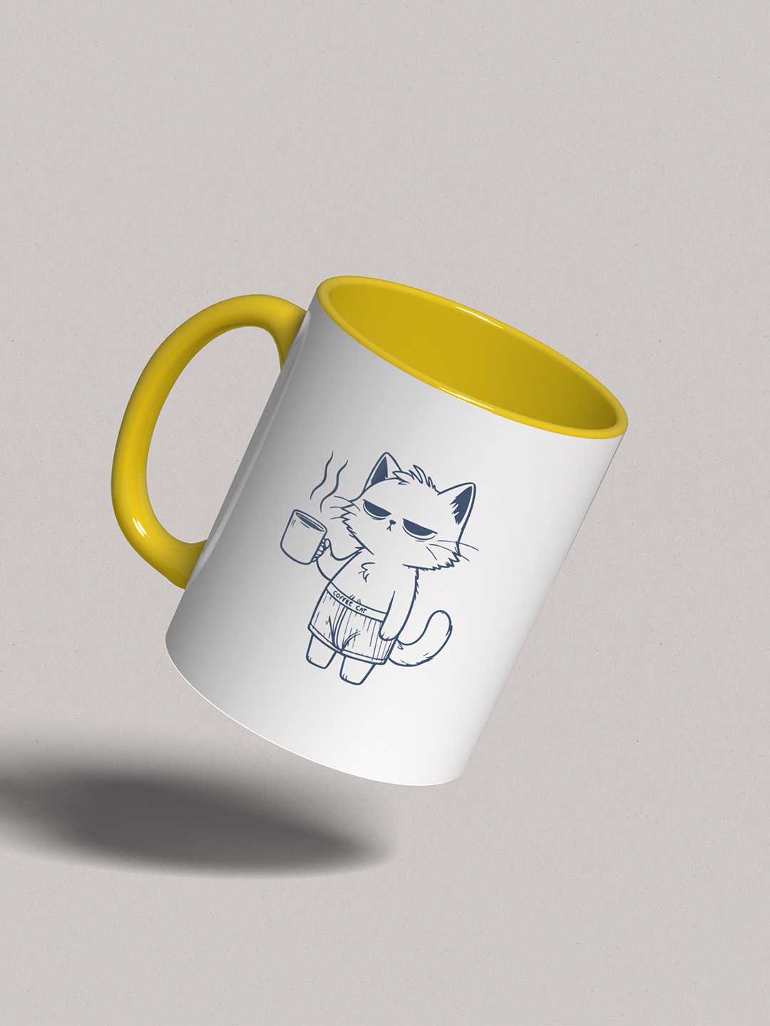 GRUMPY CAT Graphic Printed Ceramic Mug