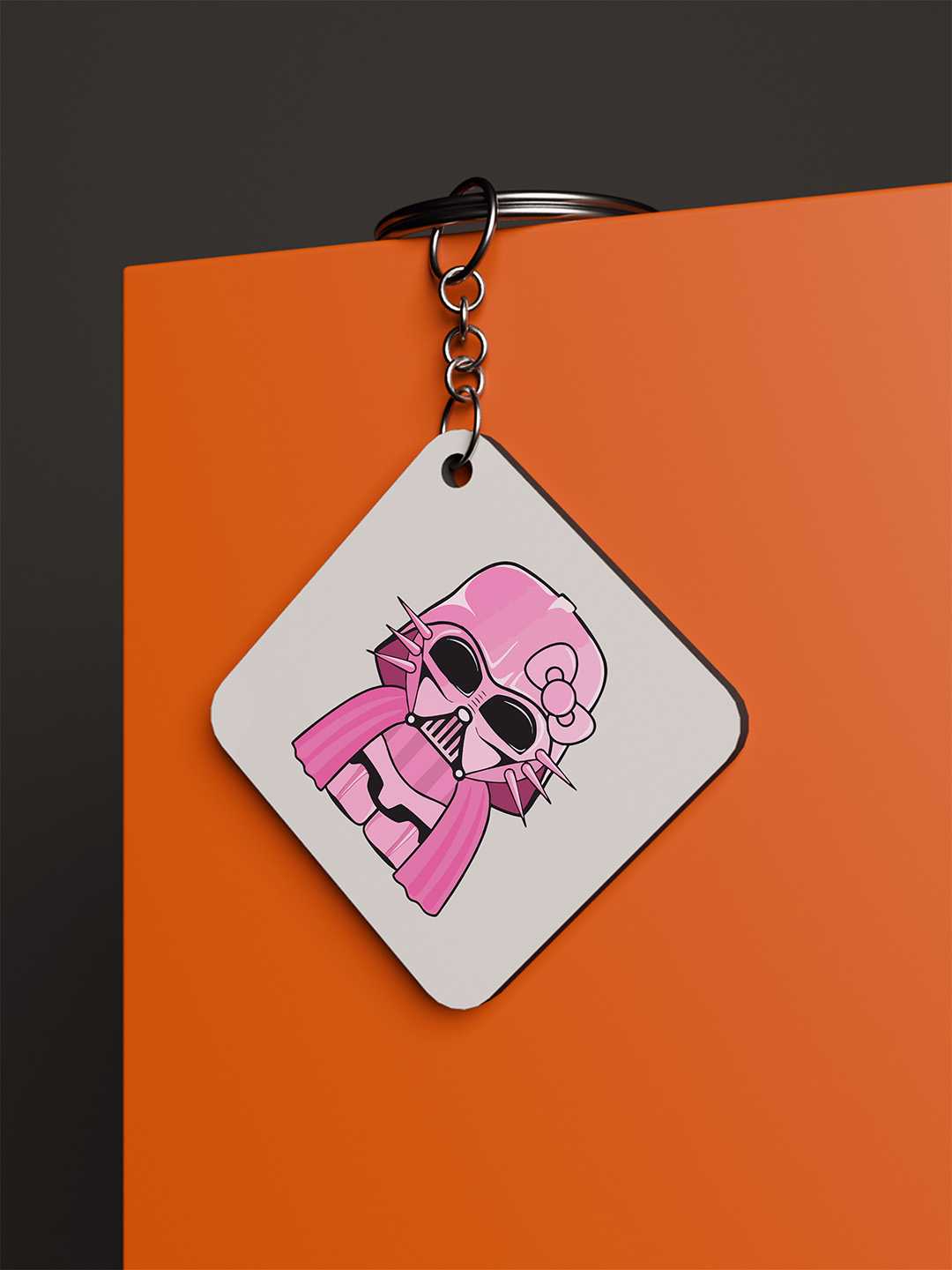 Pookie Trooper Art Graphic Keychain