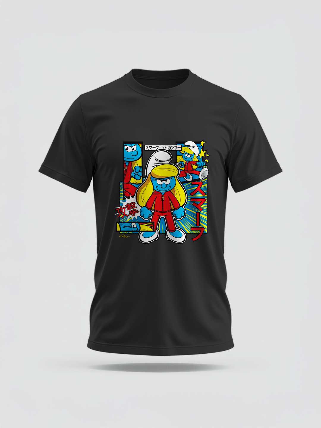 Smurfette Cute Kung Fu Unisex Regular Tee