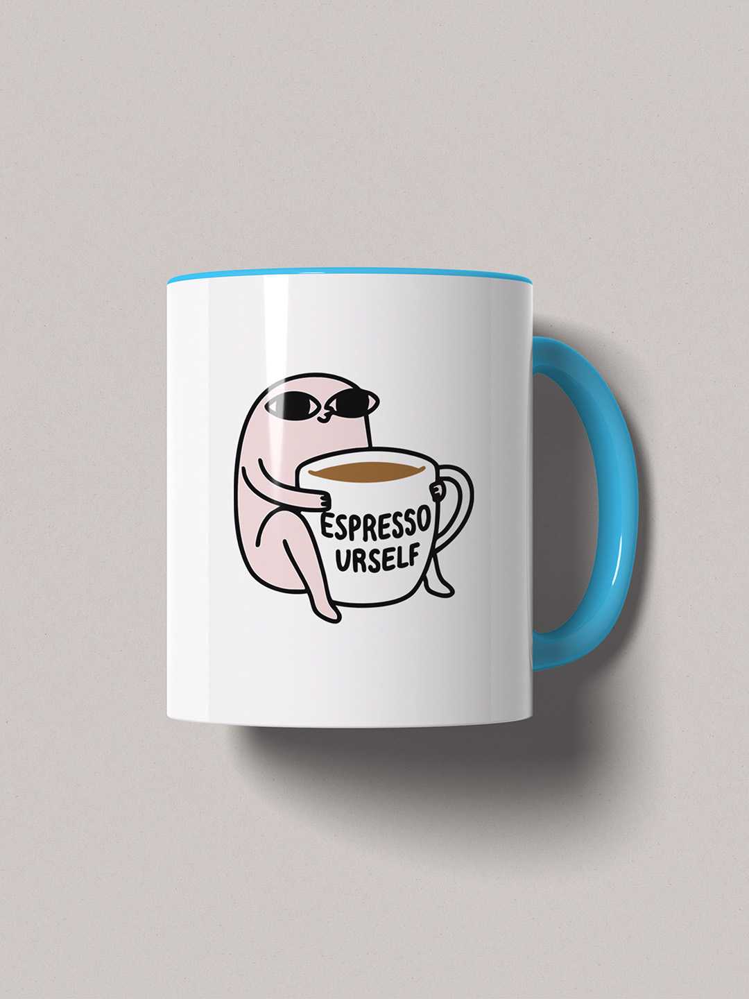 Espresso Urself Graphic Printed Ceramic Mug