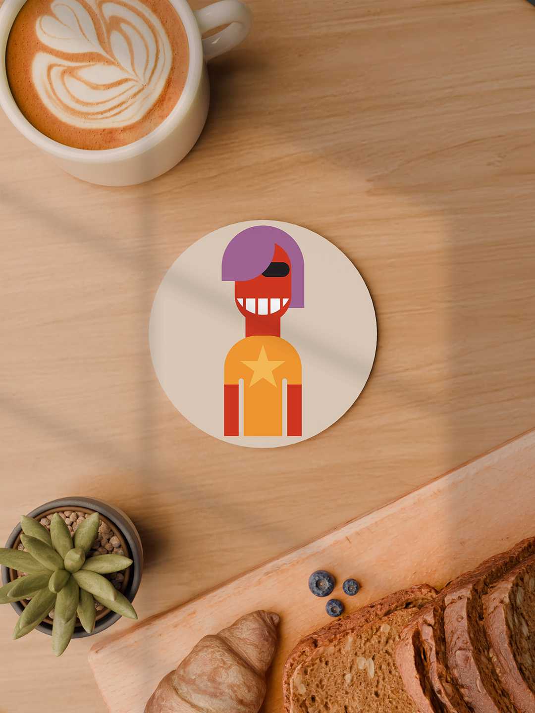 The Chill Peeps Graphic Coasters - Pack of 6