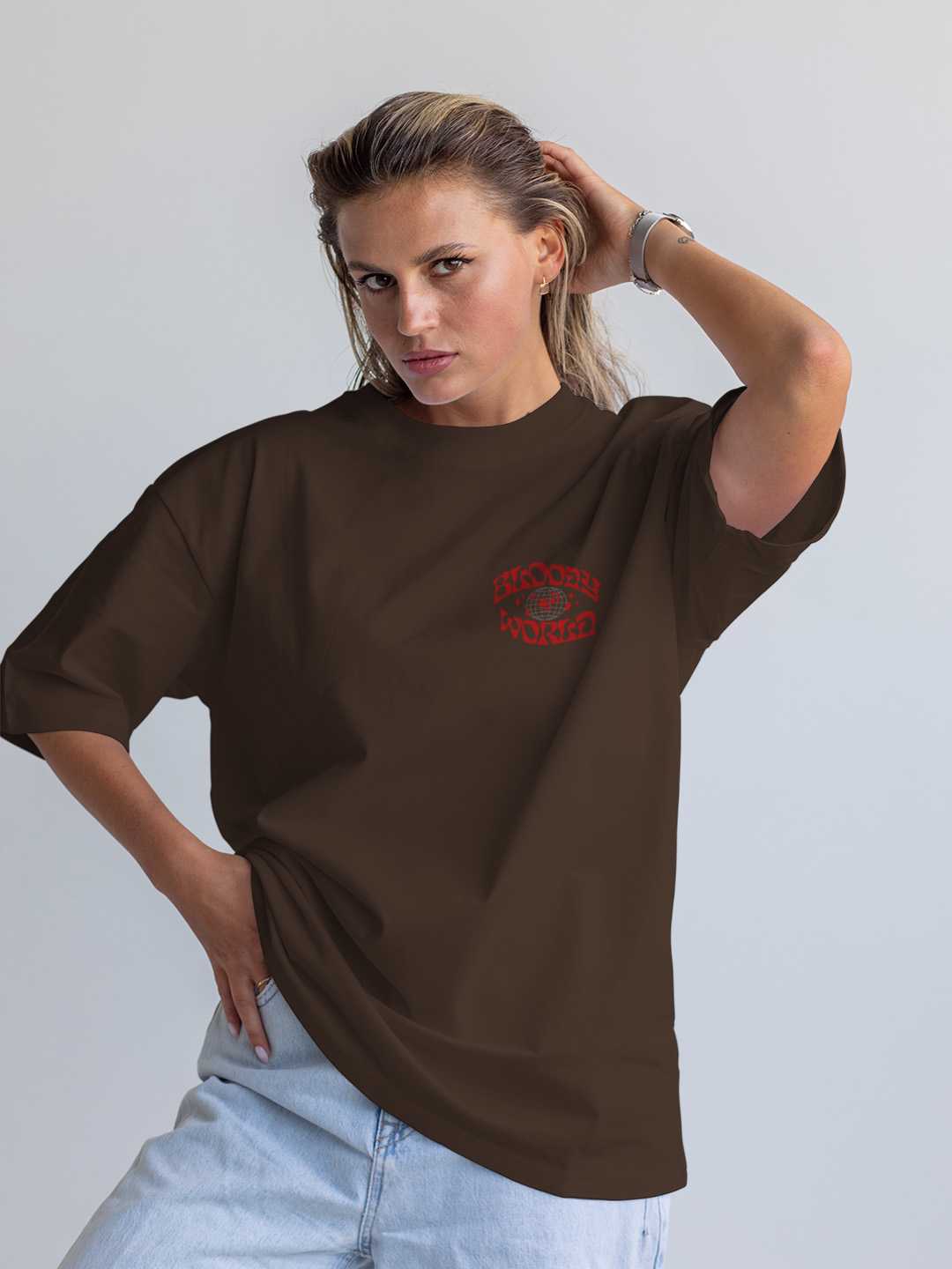 Bloody World Oversized Tee