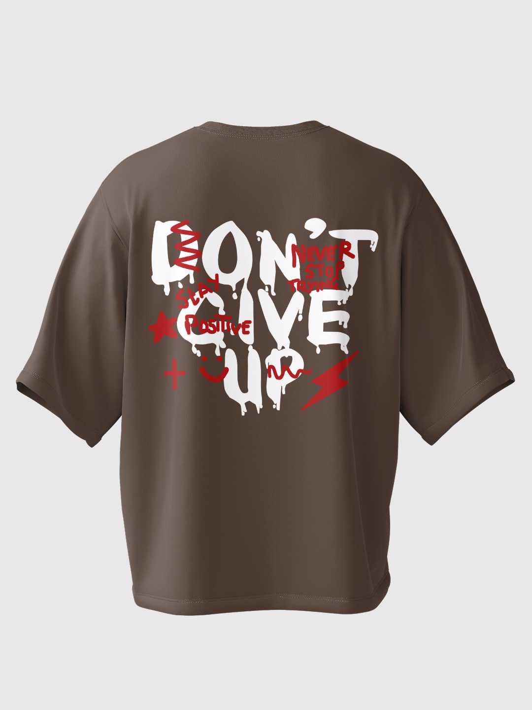 Don't Give Up Oversized Tee