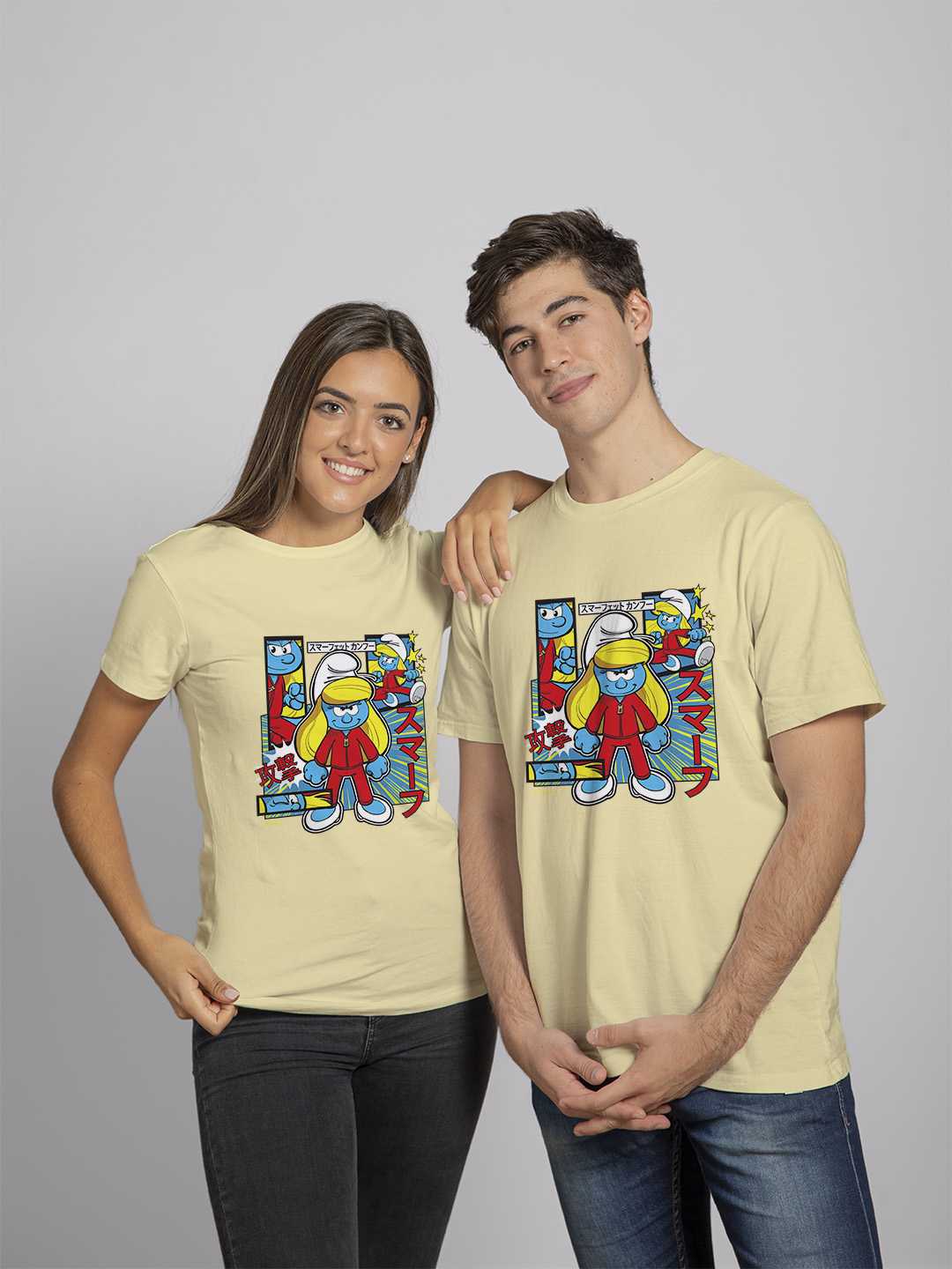 Smurfette Cute Kung Fu Unisex Regular Tee