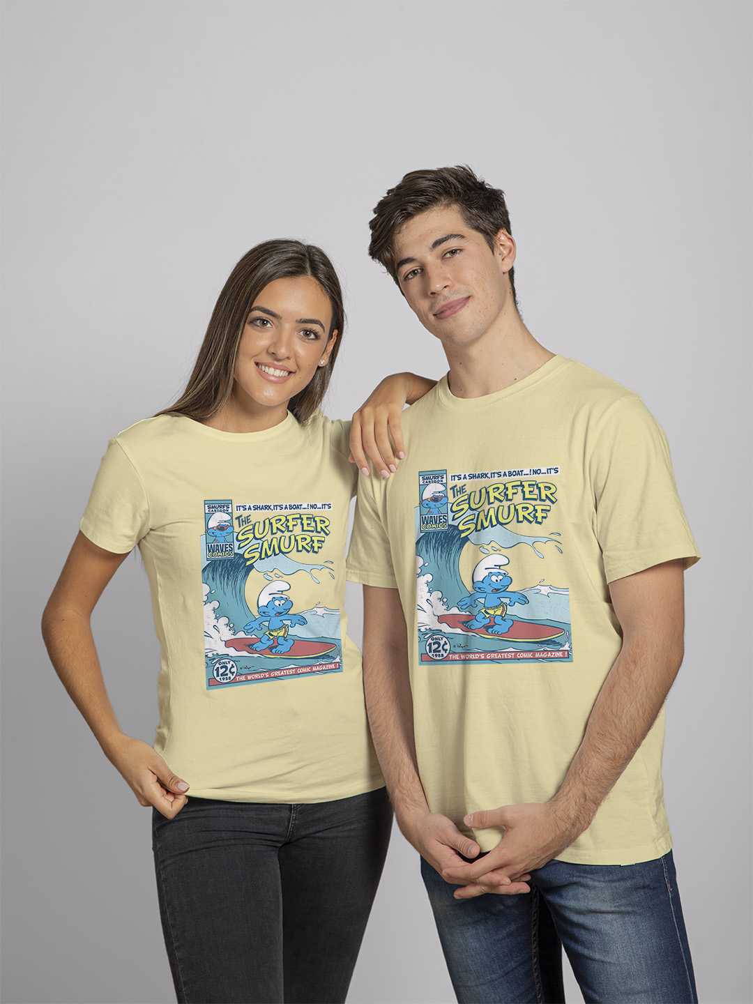 The Surfer Smurf Unisex Regular Tee
