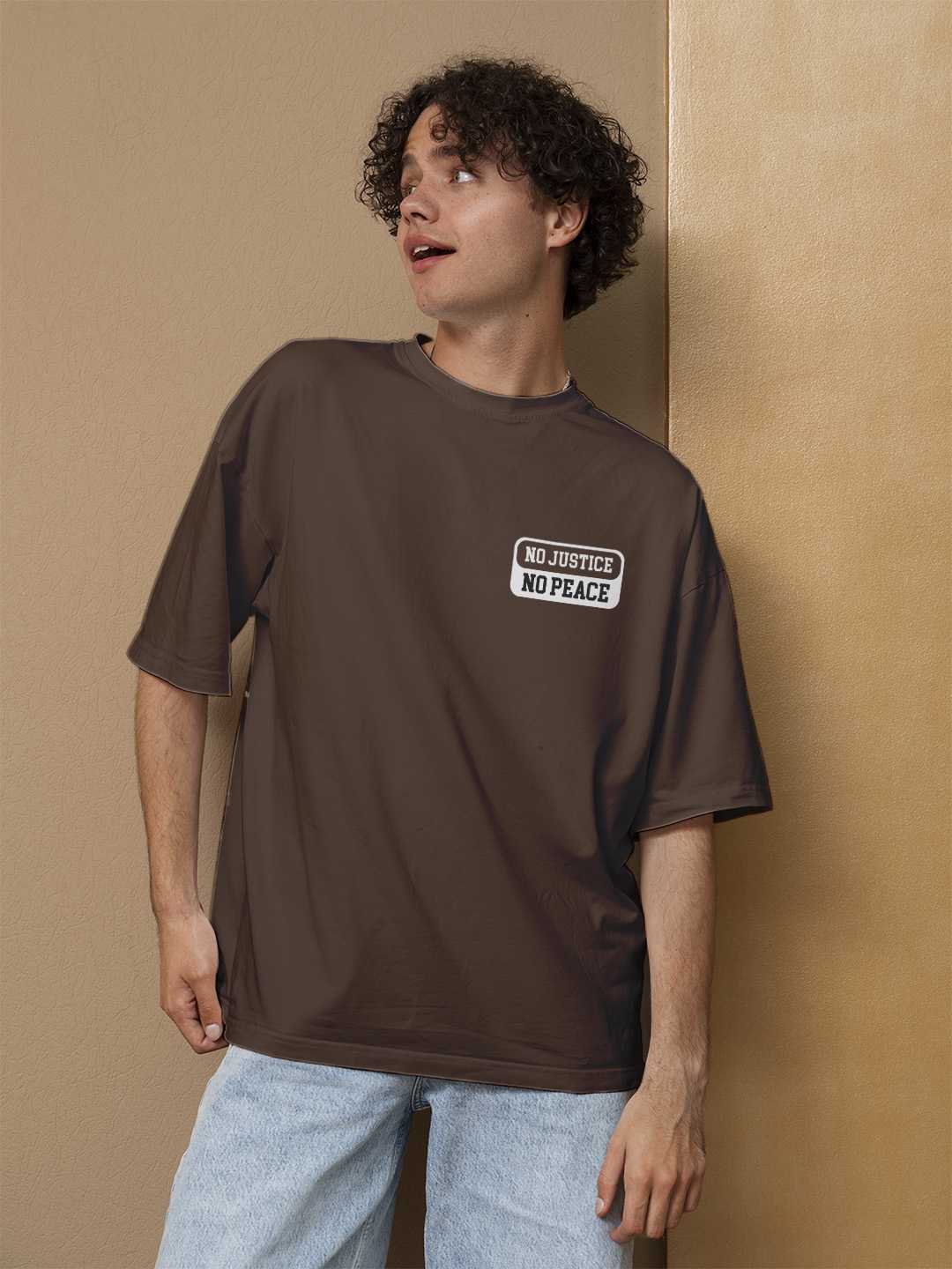 No Justice No Peace Oversized Tee