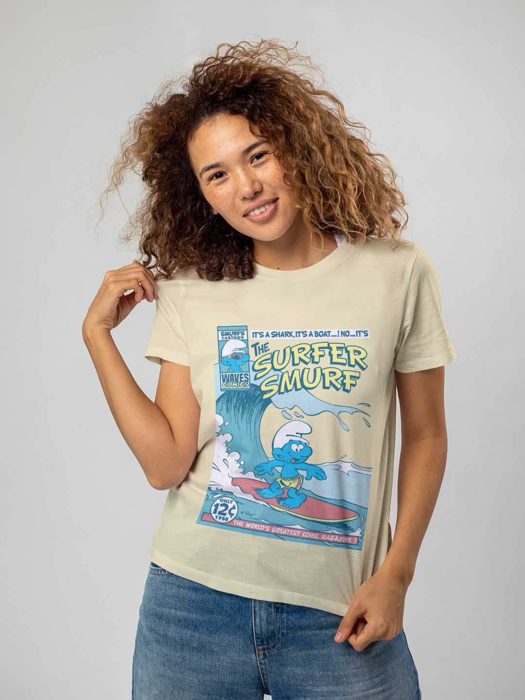 The Surfer Smurf Unisex Regular Tee