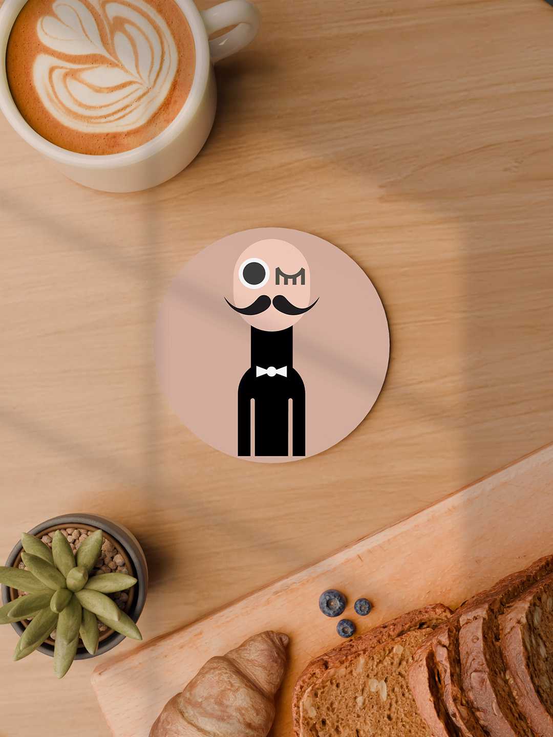 The Cool Crew Graphic Coasters - Pack of 6